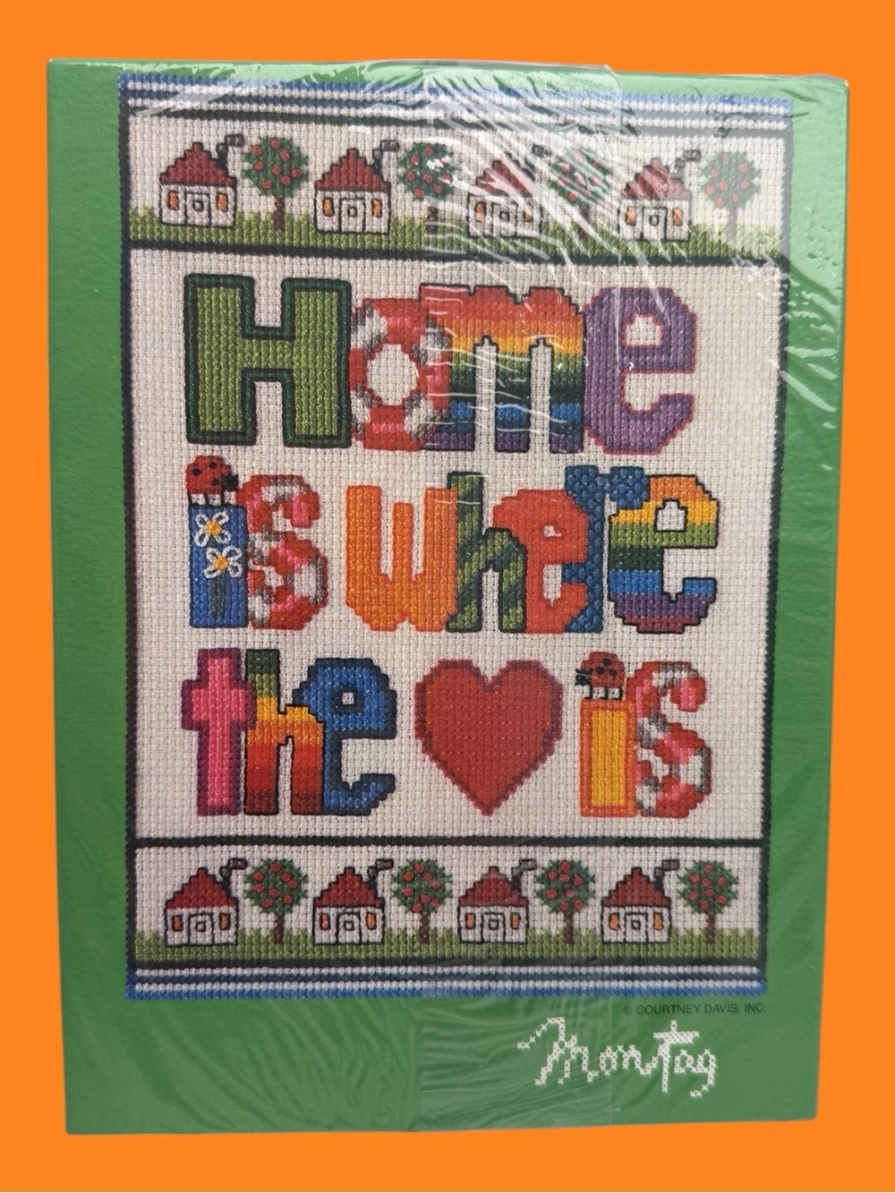 Vintage New Old Stock 1980s Stationery Set "Home is Where the ❤️ is" Sealed